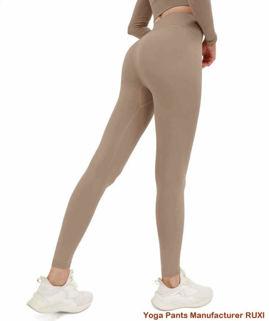 Pantalones cortos de yoga de algodón negro para mujer Ruxi