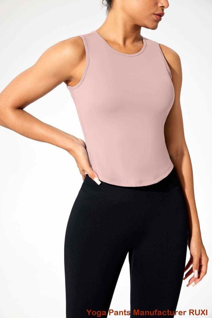 Pantalones de yoga blancos acampanados Ruxi uy125