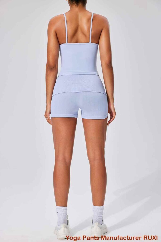 pantalones cortos de gimnasio de tiro alto Ruxi uy2655