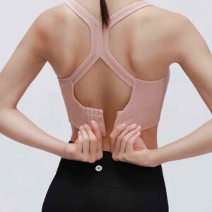 Sujetador deportivo plateado para mujeres activas Ruxi