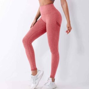 Leggings de yoga beige Ropa deportiva cómoda y elegante