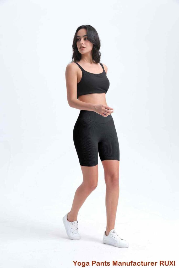 Pantalones cortos deportivos con licra debajo Ruxi uy2713