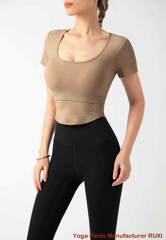 pantalones cortos deportivos de cintura alta Ruxi uy2649
