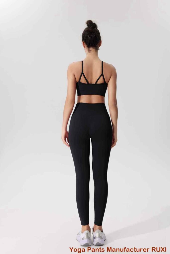 pantalones de yoga negros Ruxi uy09