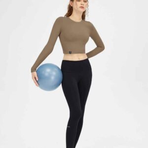 tops de entrenamiento con cuello halter Ruxi uy928