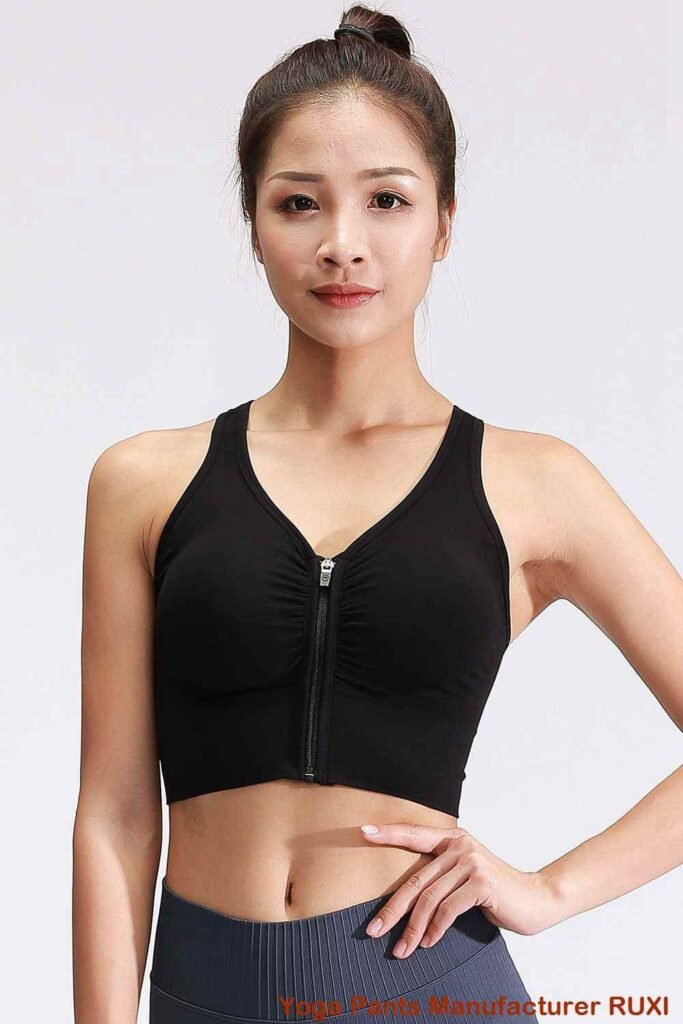 Leggings negros con corte de bota Ruxi uy766